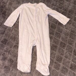 Soft Cream Kids Footie Pajamas